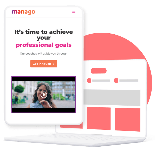 Client website for Manago Coaching